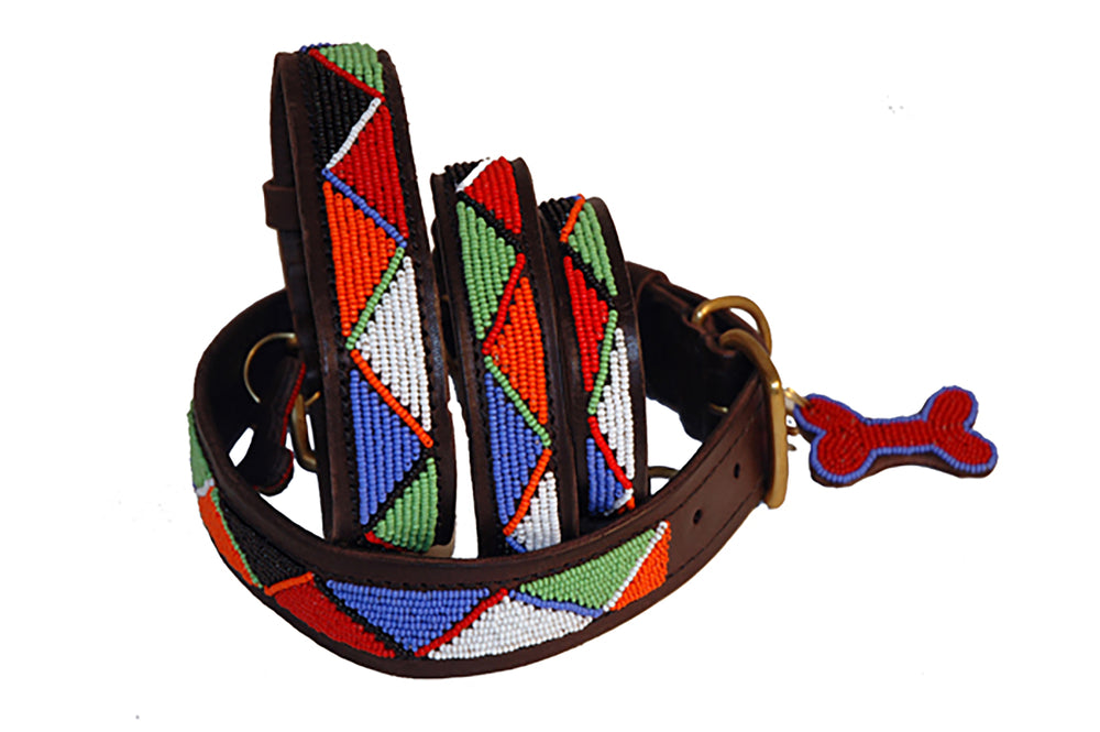 "Maasai" Beaded Dog Collars